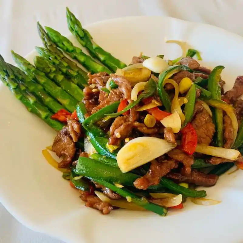 竹排牛肉 Beef with Asparagus 